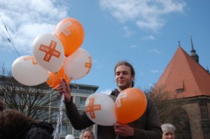 Demo gegen Rechts, 31.3., Brandenburg an der Havel Demo gegen Rechts, 31.3., Brandenburg an der Havel